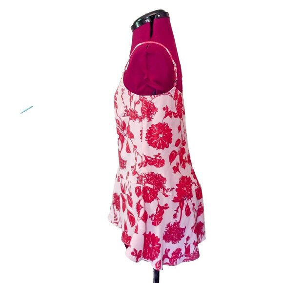 CAbi Adore Cami Tank Top #5533 Womens Size XS Floral Adjustable Straps Peplum - Picture 3 of 7